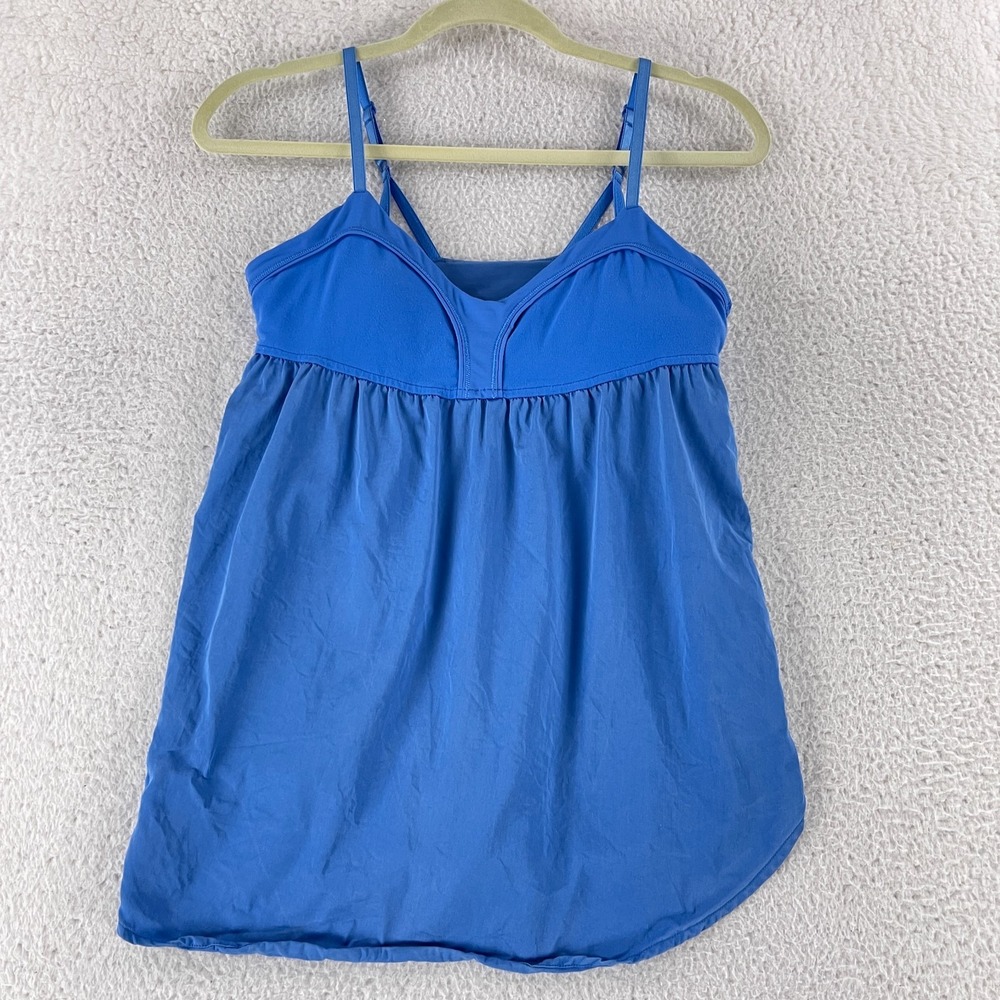 Lululemon Find Bliss‎ Tank Top Womens Size 8 Blue Pullover Sleeveless Athletic